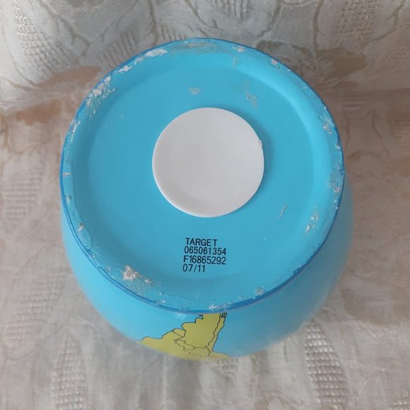 Ceramic Coin Bank World Map Globe - Picture 5 of 5